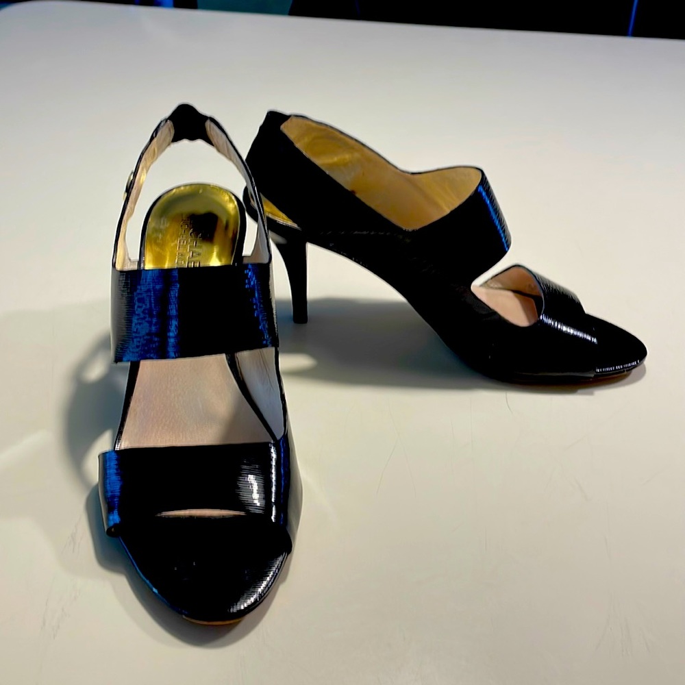 Michael Kors black heeled sandals